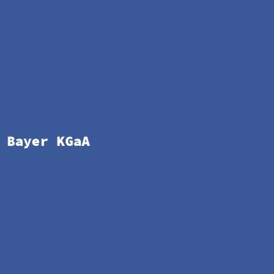 Hersteller: Bayer KGaA