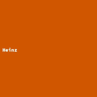 Hersteller: Heinz