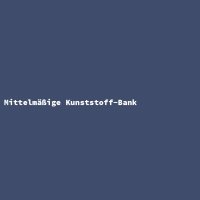 Mittelmäßige Kunststoff-Bank