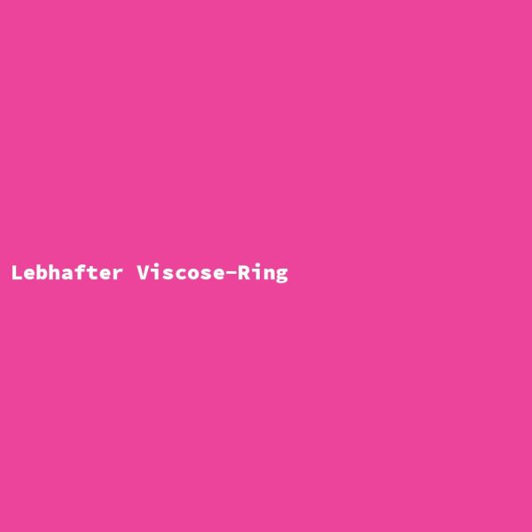 Lebhafter Viscose-Ring