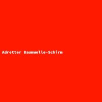 Adretter Baumwolle-Schirm