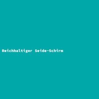 Reichhaltiger Seide-Schirm