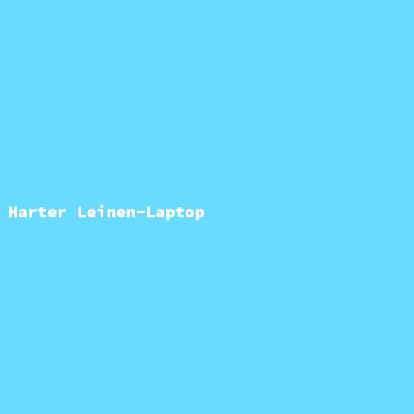 Harter Leinen-Laptop