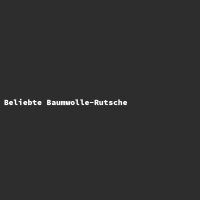 Beliebte Baumwolle-Rutsche