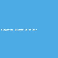 Eleganter Baumwolle-Teller