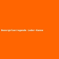 Besorgniserregende Leder-Kanne