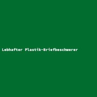Lebhafter Plastik-Briefbeschwerer